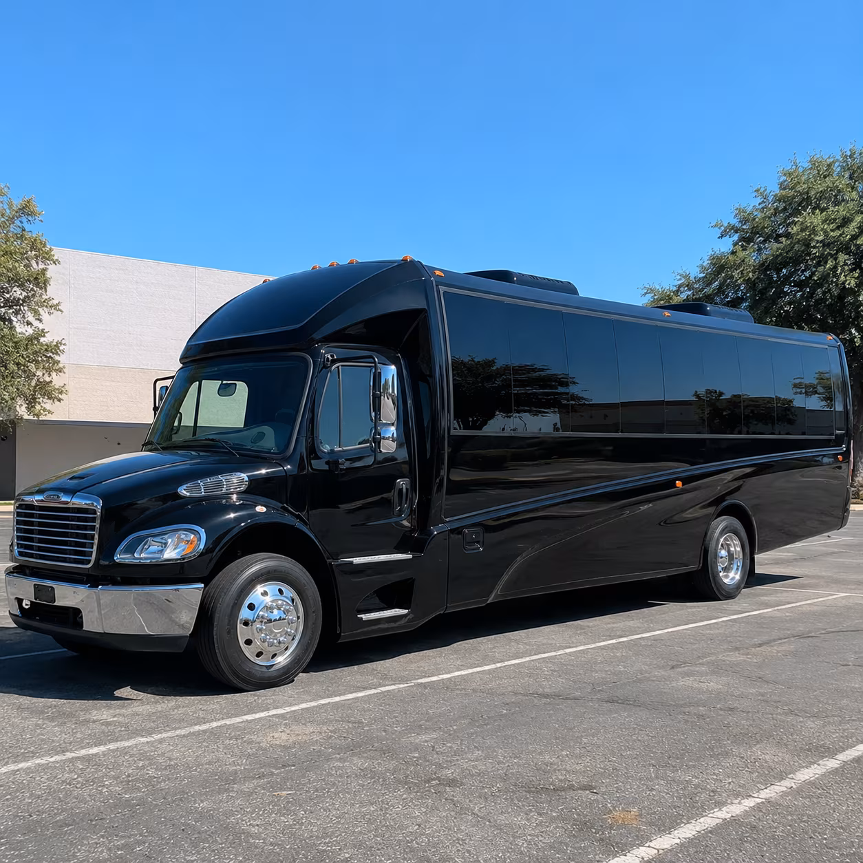 North Charleston Airport Shuttle & Transportation party bus exterior