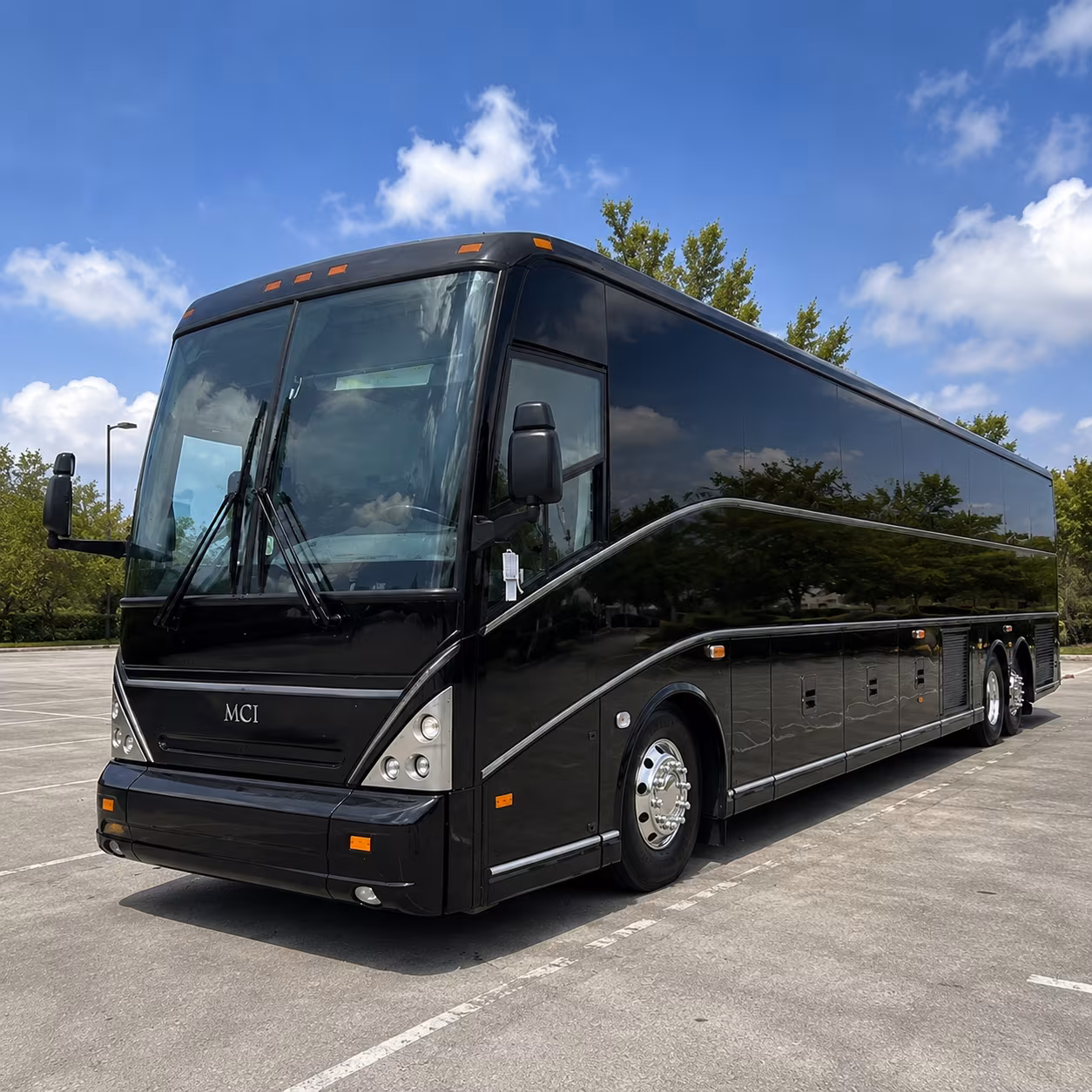 North Charleston Airport Shuttle & Transportation party bus exterior