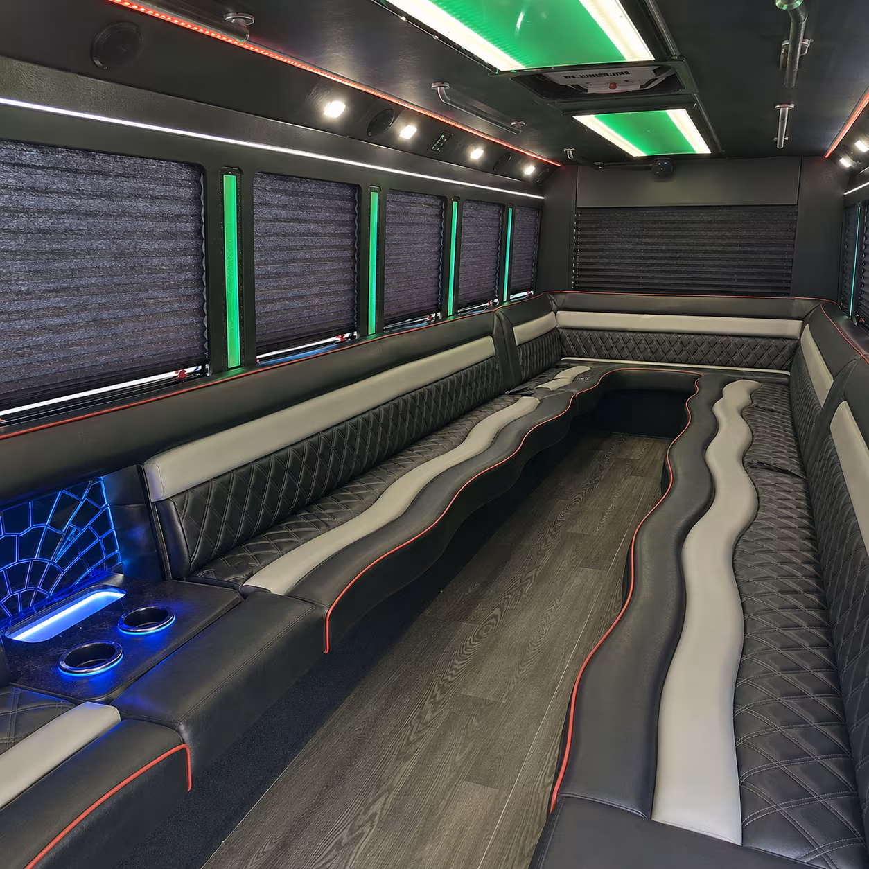 North Charleston Concert & Music Festival Transportation party bus exterior