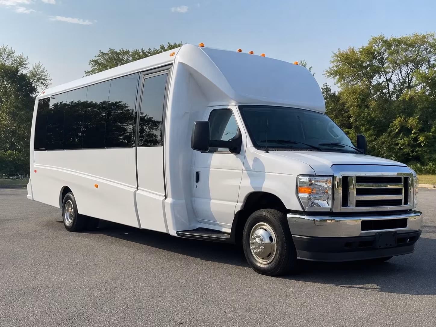North Charleston Private Event Transportation party bus exterior