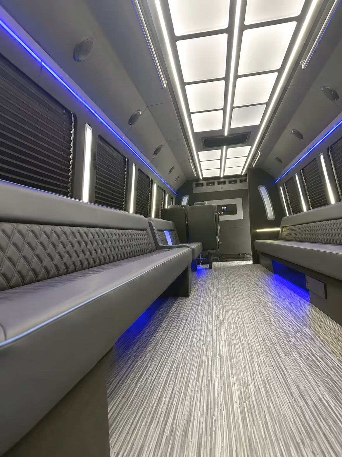North Charleston Private Event Transportation party bus interior