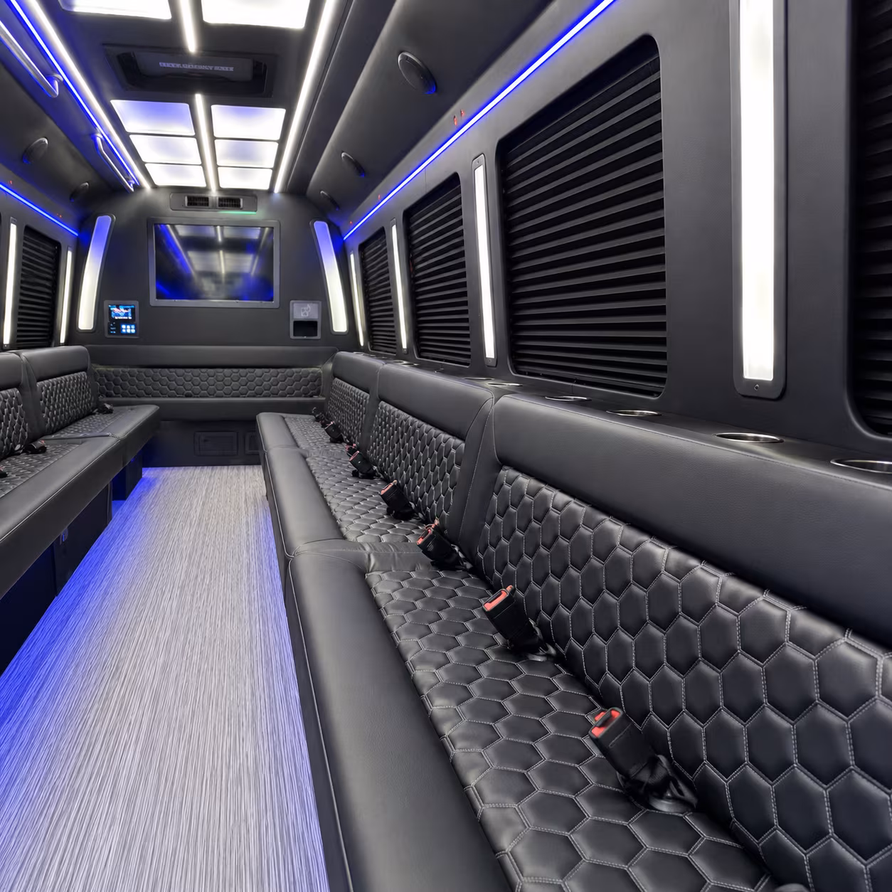 North Charleston Prom & Homecoming Transportation party bus exterior