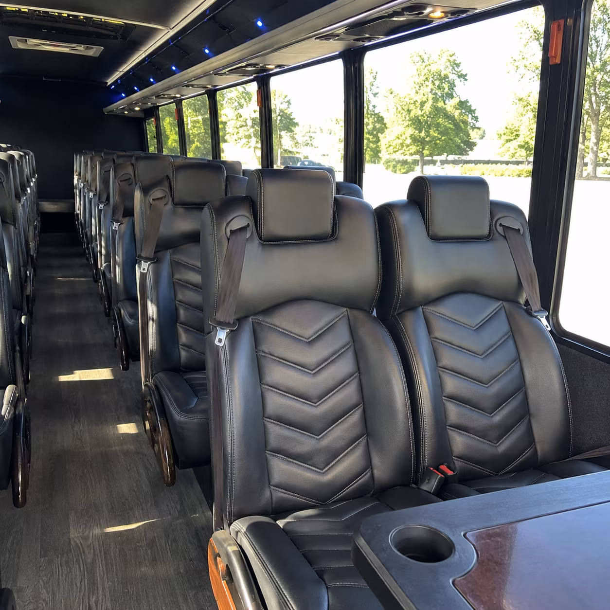 North Charleston School Event Transportation party bus exterior