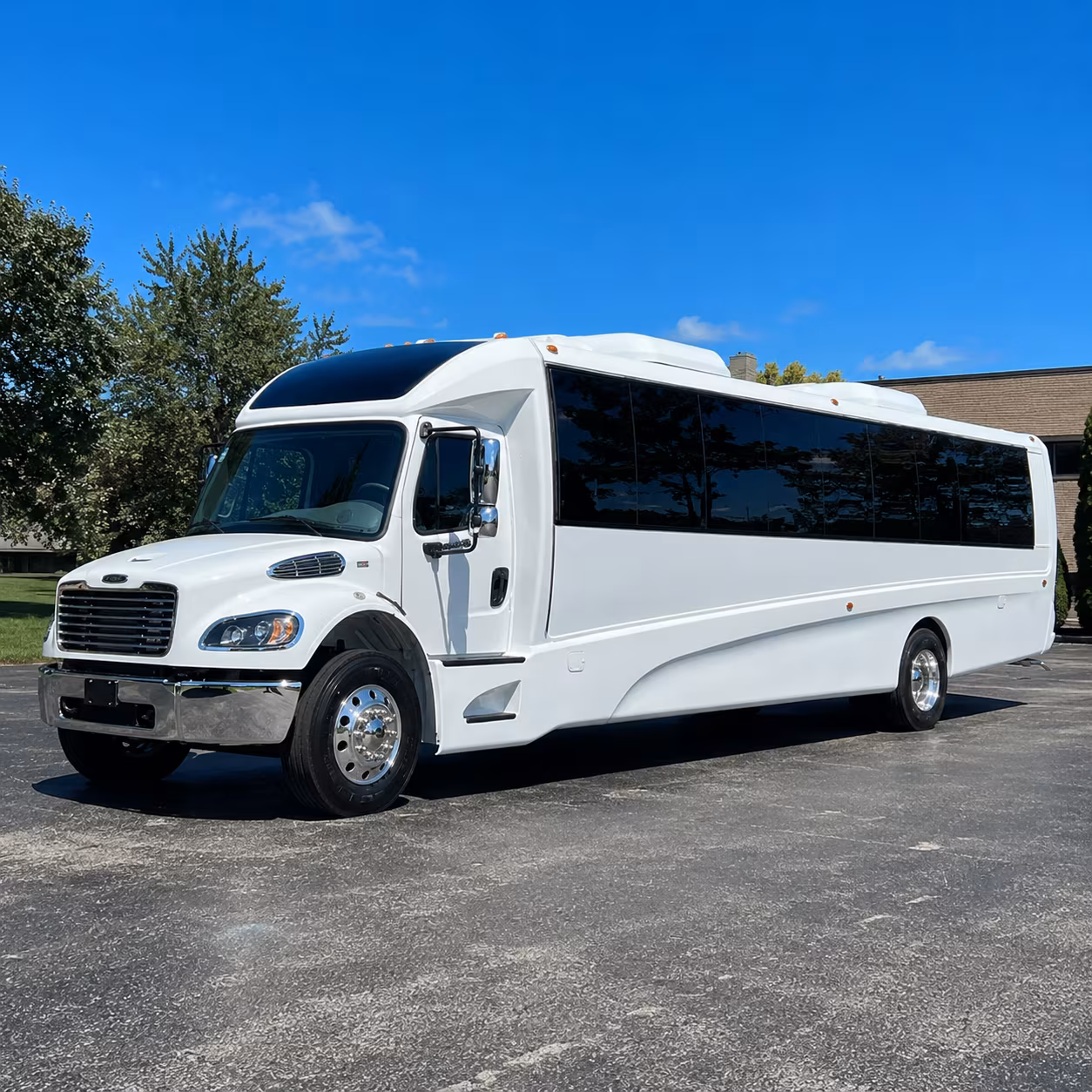 North Charleston School Event Transportation party bus exterior