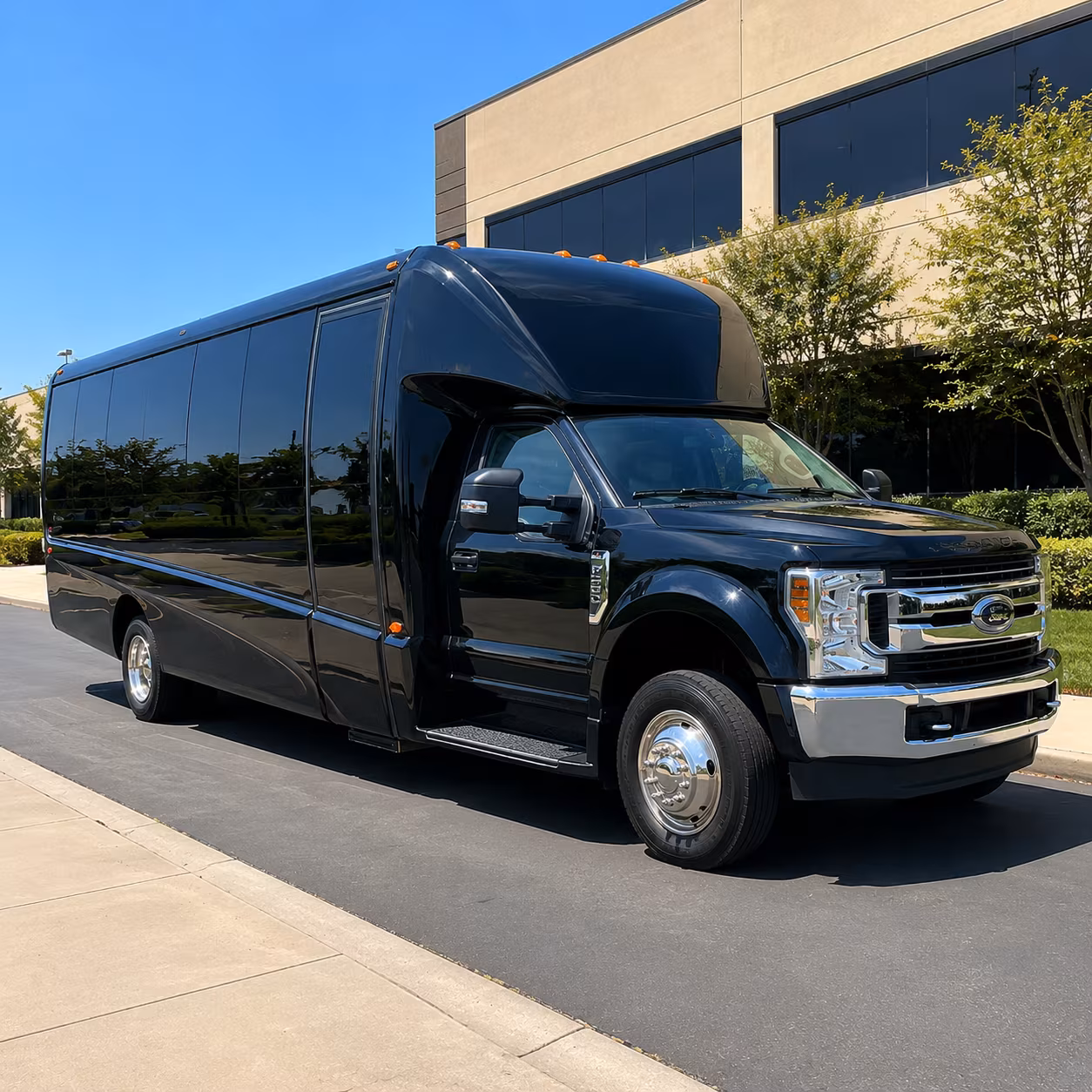 North Charleston School Event Transportation party bus exterior