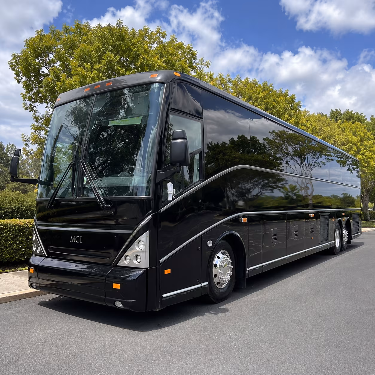 North Charleston School Event Transportation party bus exterior