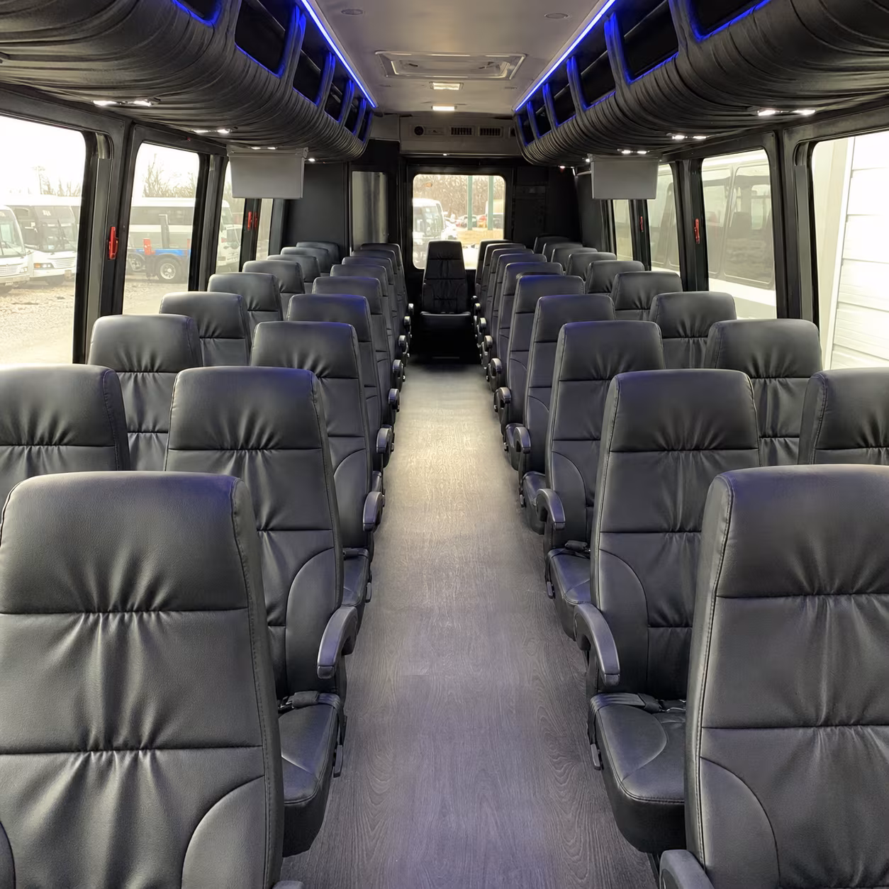 North Charleston School Event Transportation party bus exterior