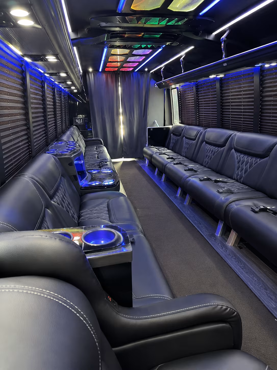 North Charleston Sporting Event Transportation onboard seating