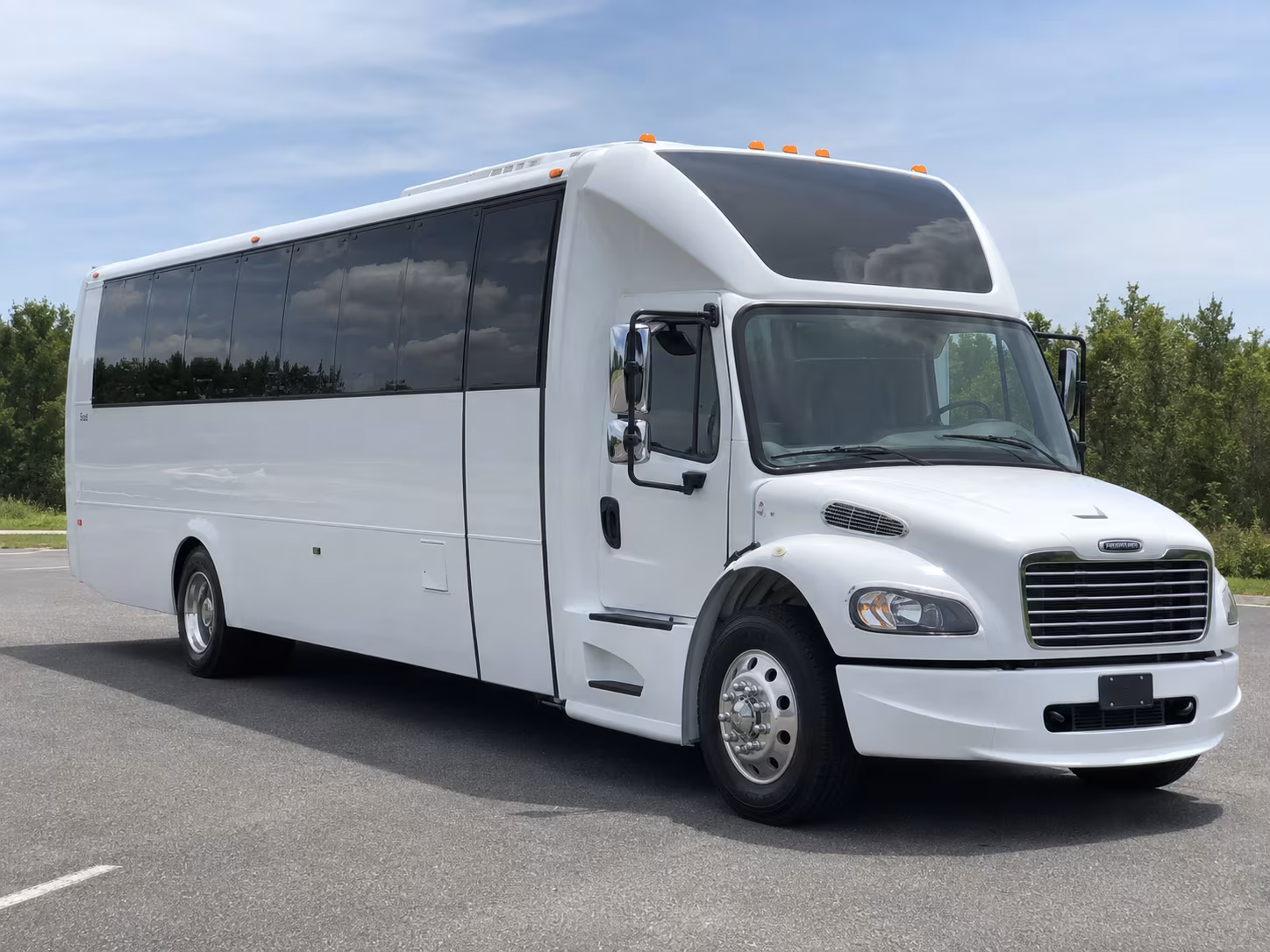 North Charleston Wedding Transportation party bus exterior