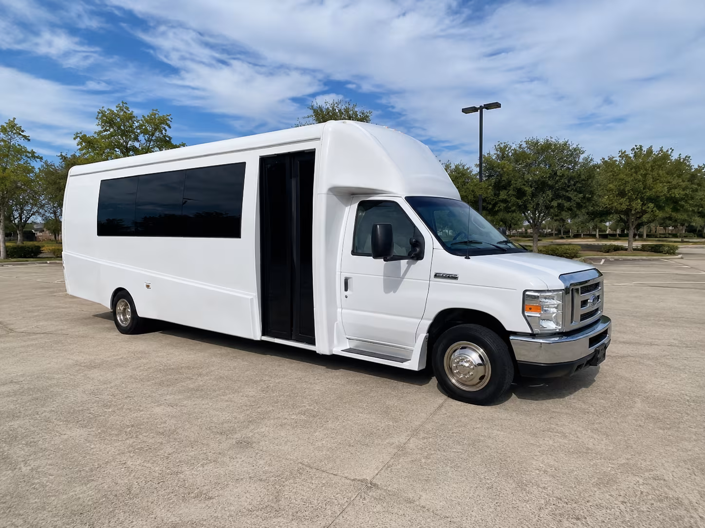 North Charleston Wedding Transportation party bus interior