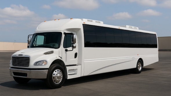 Exterior of Charter Bus Company Summerville's 25 Passenger Party Bus in Summerville